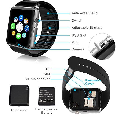 jikra bluetooth smart watch