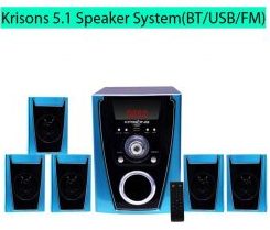 krisons wireless home theatre with bluetooth speaker and remote